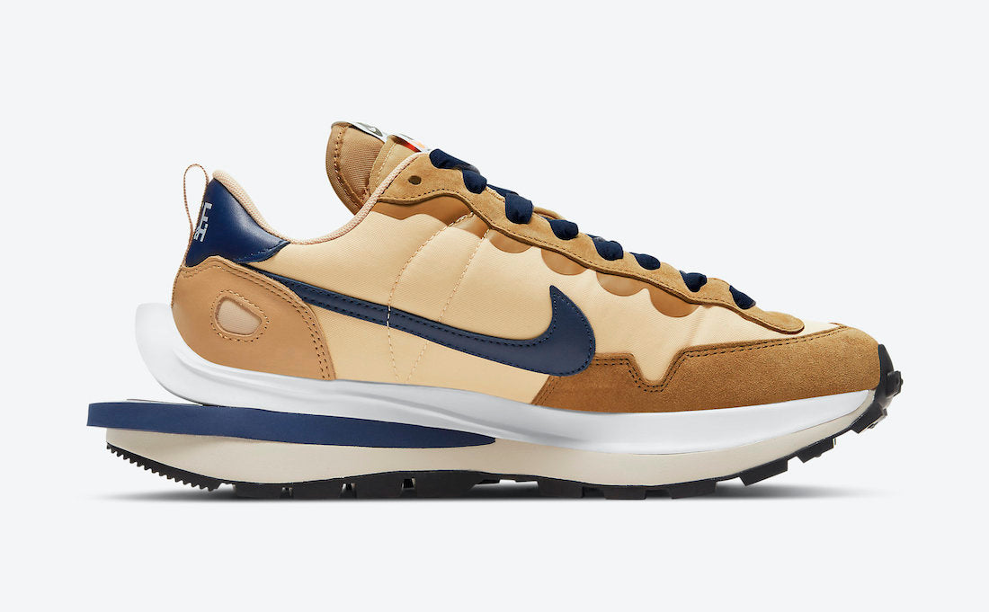 Vaporwaffle Sacai Tan Navy
